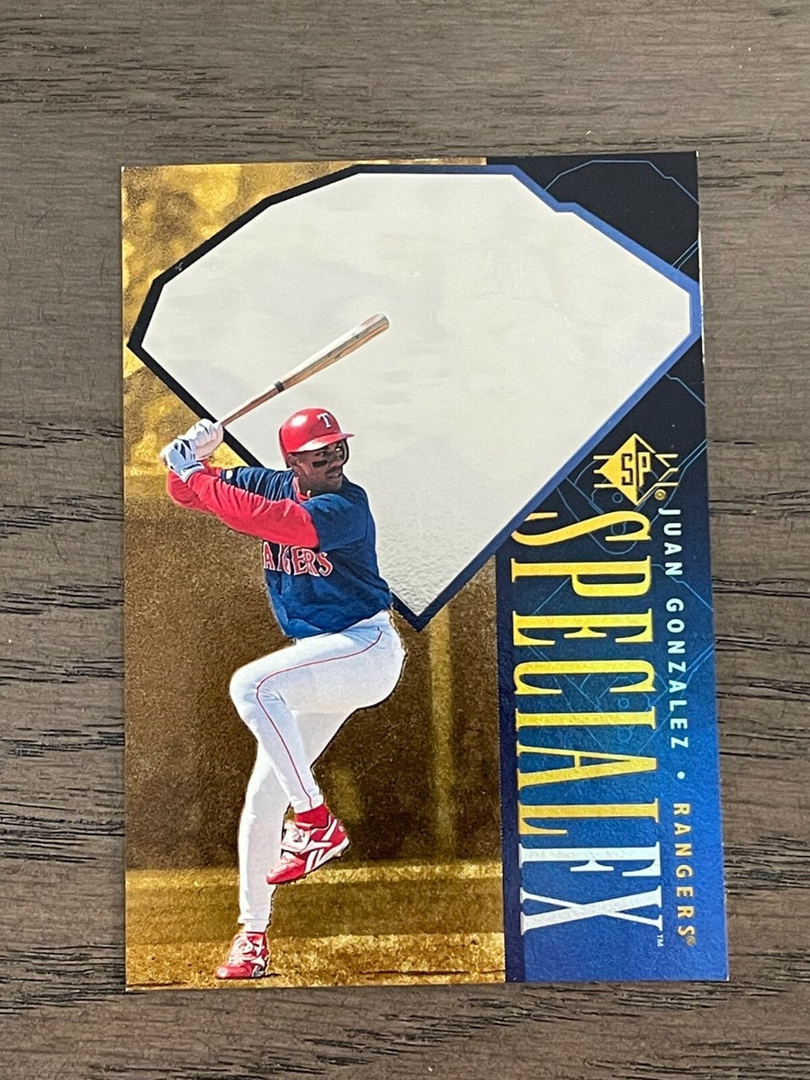1996 SP Special FX Juan Gonzalez #29 Texas Rangers | eBay