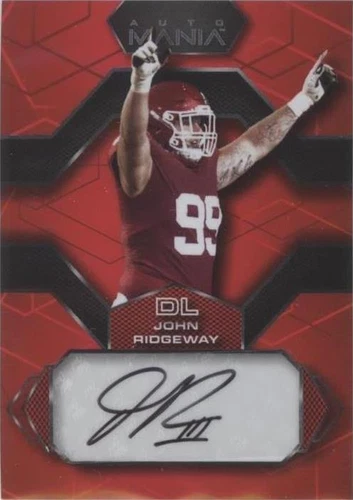 2022 Wild Card Auto Mania Retail John Ridgeway #AM-H19