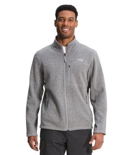 Men's Gordon Lyons Full Zip Fleece in Heathered Medium Grey by The North Face main image 1