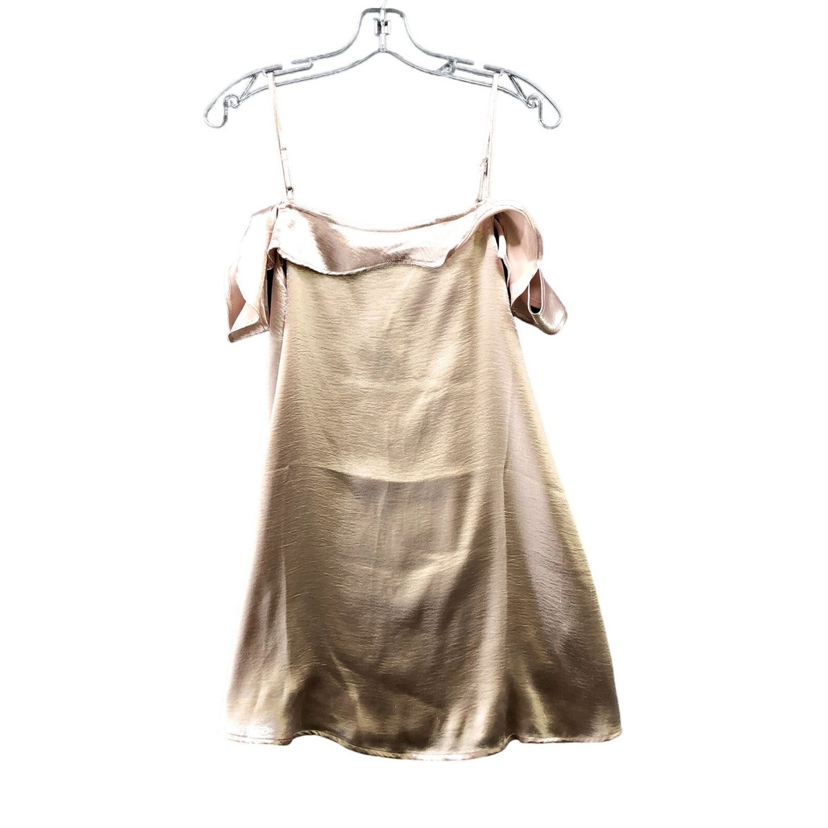 beaded ruffle midi dress Beaded Midi Dress with Cape Sleeves Silver / 16