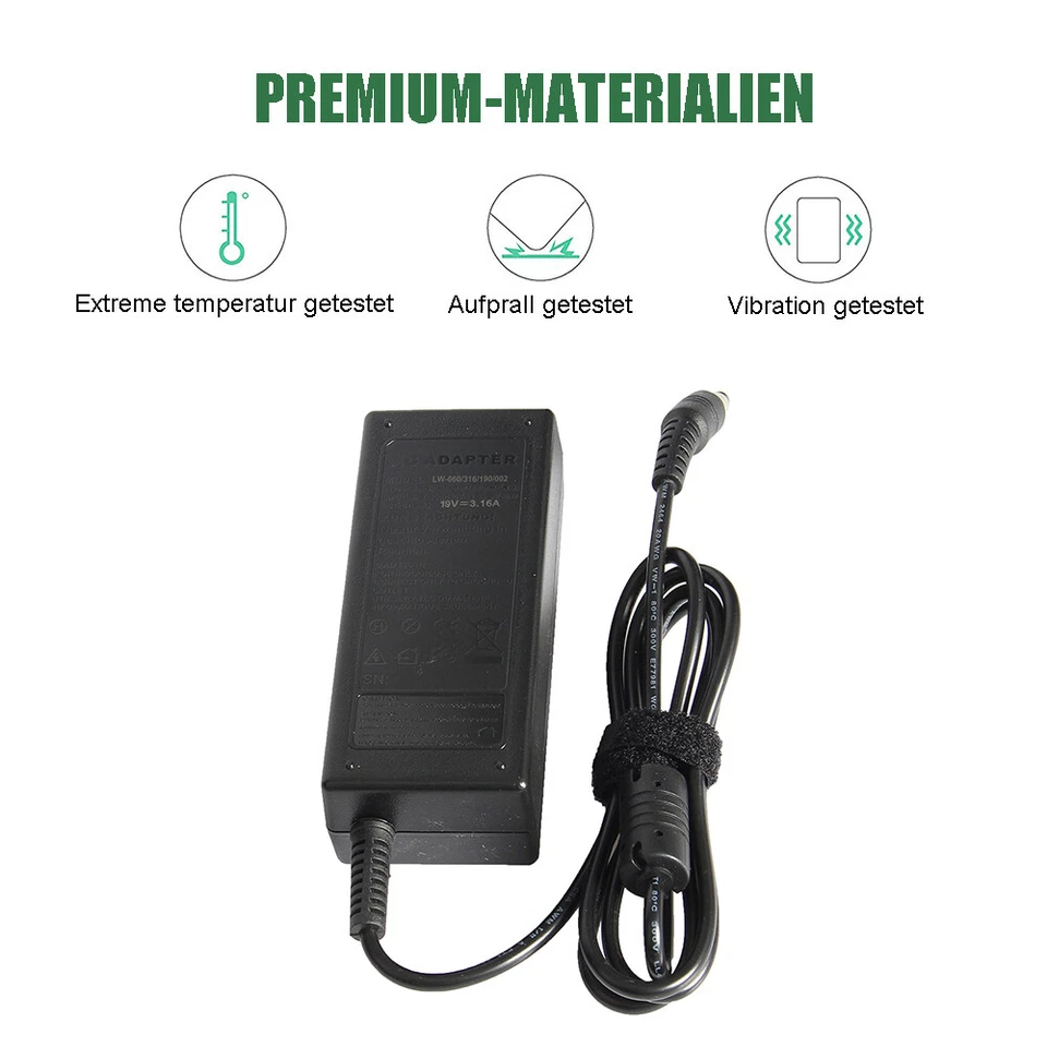 Netzteil Ladegerät FÜR Samsung NP-NC10-KA0C NP-NC10-KA0D NP-NC10-KA0E Notebook - Bild 4 von 4