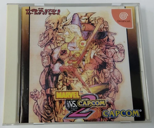Sega Dreamcast Marvel vs Capcom 2 New Age of Heroes Japan w/ Box, Manual 4420 SP