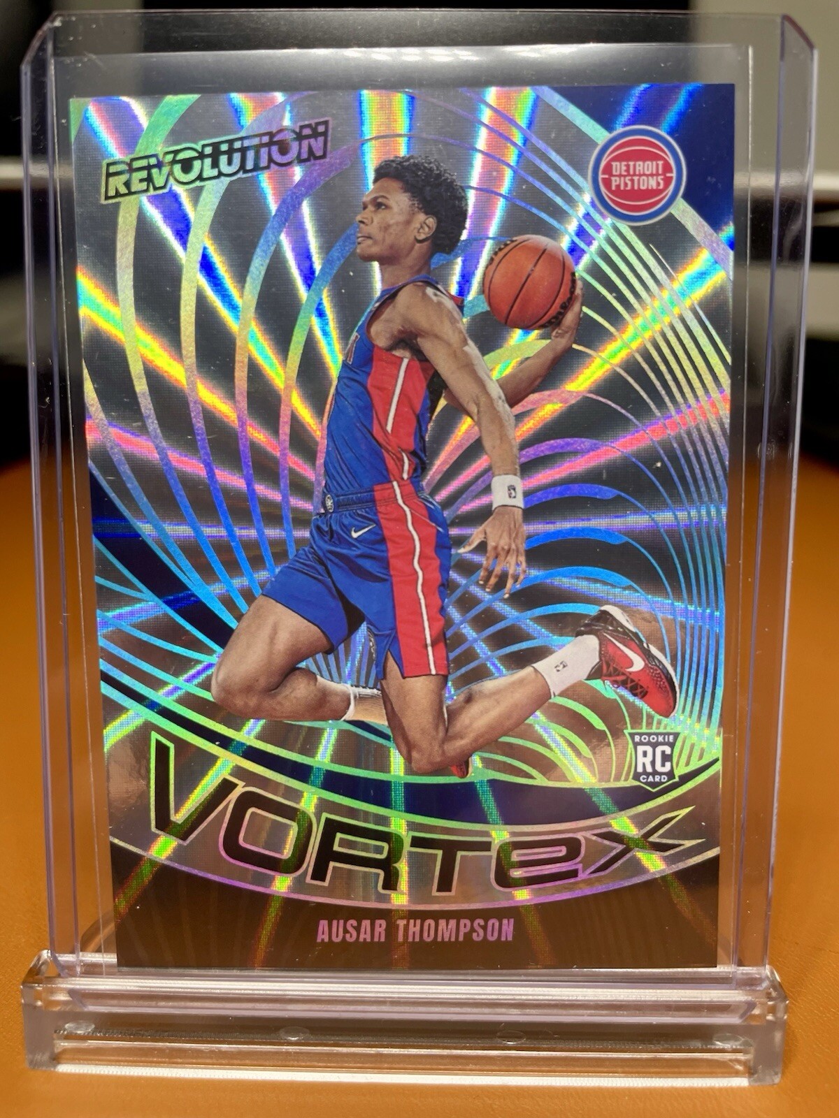 2023-24 Panini Revolution - Vortex Sunburst #15 Ausar Thompson /75 (RC)