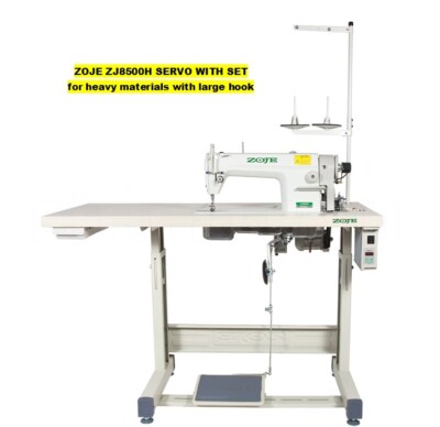 ZOJE ZJ8500H SERVO Lockstitch machine for heavy materials with