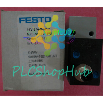1PCS NEW Festo PEV-1/4-B-M12 192488 Pressure Switch | eBay