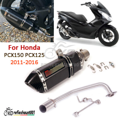 Exhaust System For Honda PCX150 PCX125 2011-2016 Header Pipe Slip 51mm Mufflers