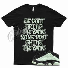 Black GRIND T Shirt for Air J1 13 Low Singles Day Barely Green 1