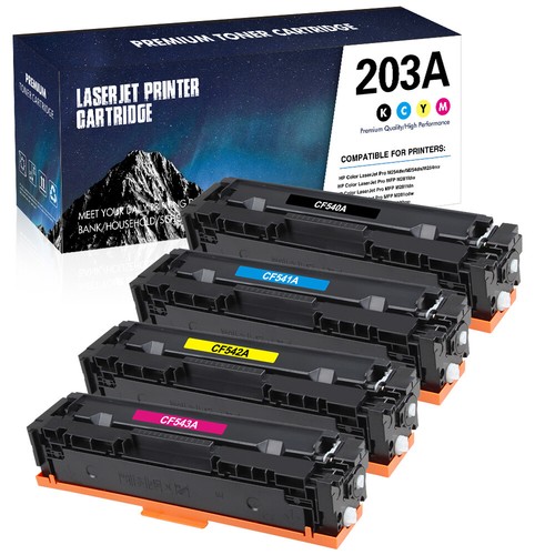 1-8x Toner für HP 203A Color LaserJet Pro MFP M281fdn 281fdw 280nw 254dw 254nw - Afbeelding 16 van 18