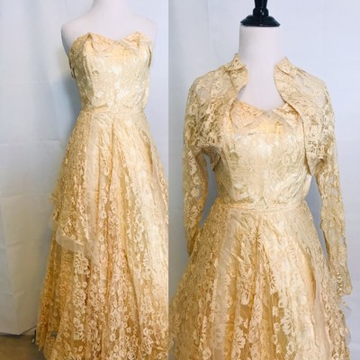 vintage strapless wedding dresses