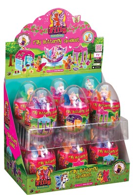 DRACCO Filly Butterfly - Spielset im Ei - Display mit 12 Eiern - Kult - Pferde