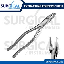Extracting Forceps 1 HEN Dental Surgical Instruments Stainless German Grade