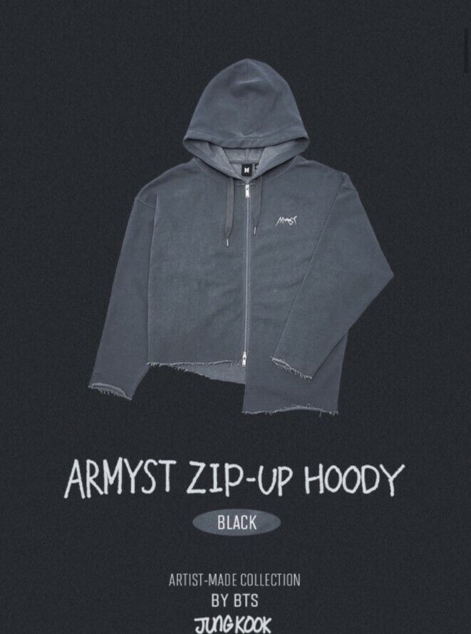 Jungkook ARMYST Zip-up Hoodie