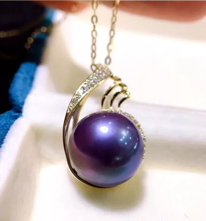 Purple pearl best sale pendant