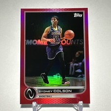 SYDNEY COLSON 2022 TOPPS ATHLETES UNLIMITED ROOKIE CARD /22 NGWSD Foil