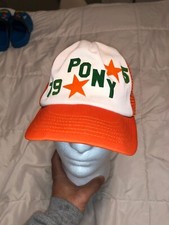 Vintage Reynolds Pro Baseball Snapback Hat Pony 19 5 Made In USA