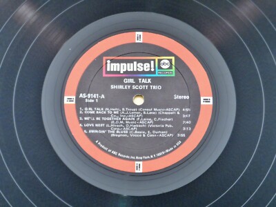 12inchLP／Shirley Scott：Girl Talk Shirley Scott ♫ Girl Talk ♫ Rare 1967 Impulse Records