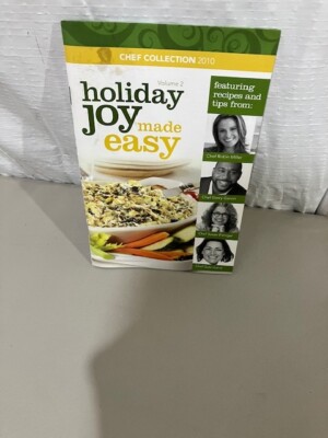 Chef Collection 2010 Holiday Joy Made Easy Volume 2 - 8 1/2'' x 5 3/8'' Cooking 