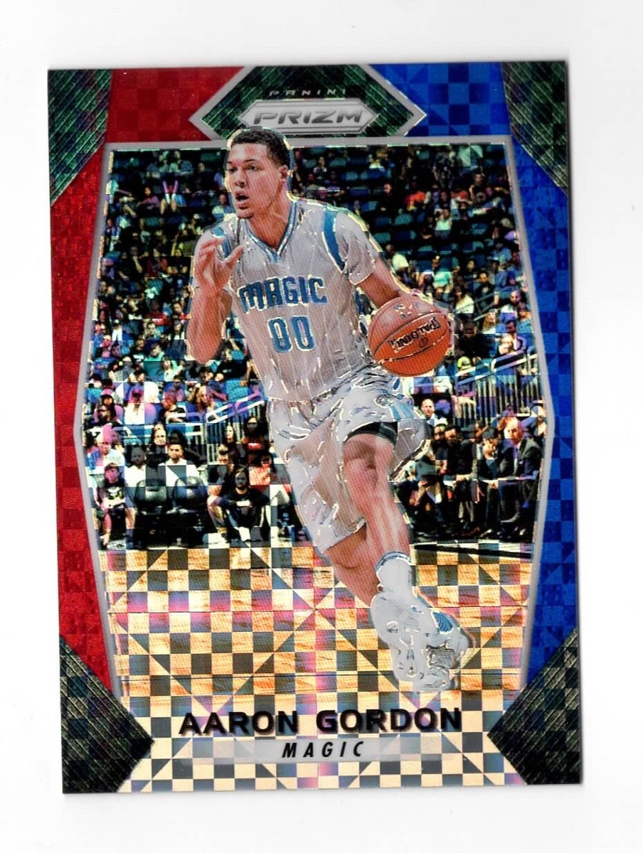 2017 Panini Prizm #72 Aaron Gordon Prizms Red White and Blue NM