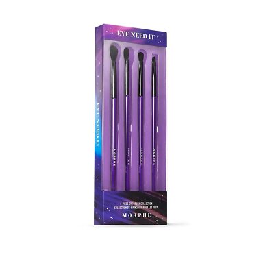 Morphe Eye Need It Brush Set 4 Piece Eyeshadow Brushes Gift Set
