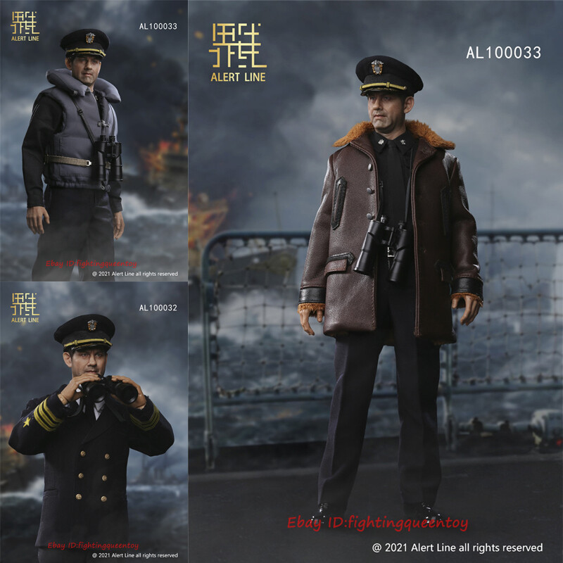 Alert Line AL100033 WWII U.S.NAVY Destroyer Commander 1/6 Figure