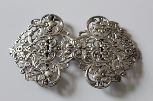 Rare Samuel Jacob Sterling Silver nurses belt circa 1900 from prominent estate - Picture 2 of 9