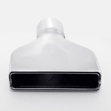 Stainless Teel 3 Inlet Exhaust Tip Rectangle 7.75x2 Out T304 10 L Slant Stainless Teel 3 Inlet Exhaust Tip Rectangle 7.75x2 Out T304 10 L Slant