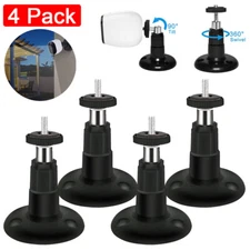 4X Security Camera Wall Mount Bracket Holder Stand For Arlo Pro Outdoor Indoor