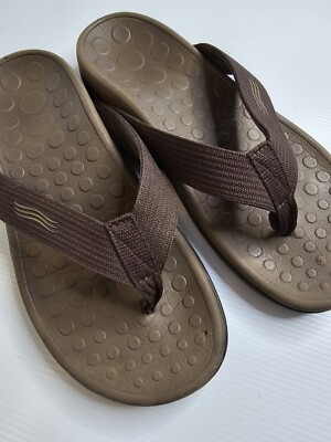 Vionic Unisex Wave Brown Synthetic Orthotic Sandal Women Size