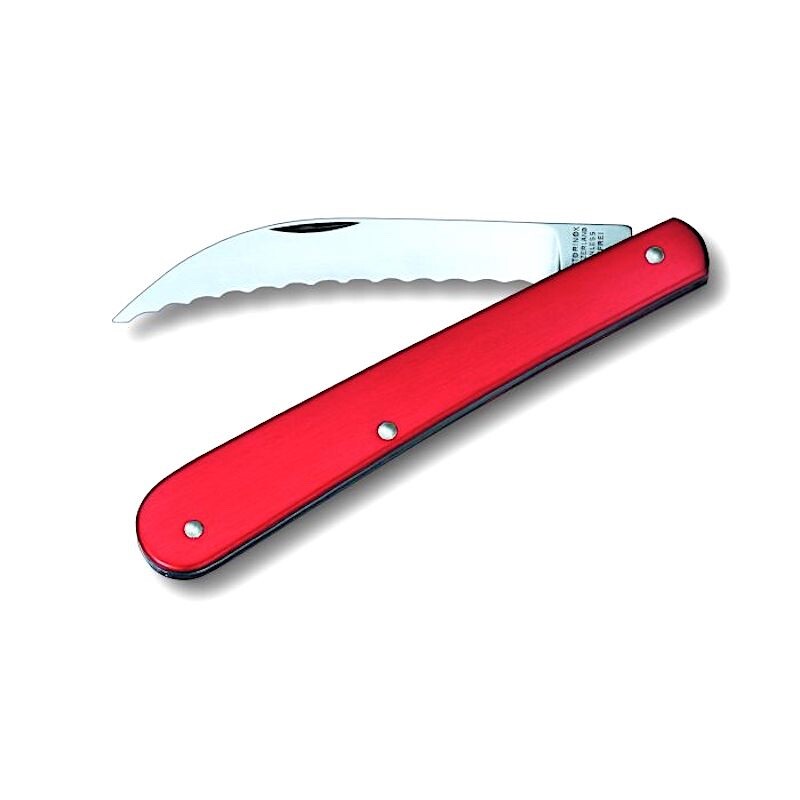 Victorinox Baker's Knife - Folding Curved Serrated Stainless Blade