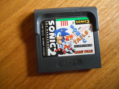 Jeu Vidéo Sega Game Gear – Sonic 2, En Très Bon état, Avec Boîte Et Notice