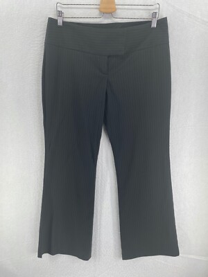 STRIPE LOOSE STRAIGHT SLACKS 2705P スラックス pleated high waist wide leg suiting trousers - Striped Dark