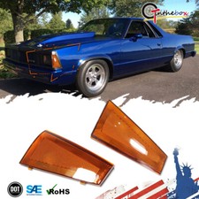 Pair Front Marker Light Set Compatible With 1980 1981 Chevrolet El Camino Malibu Pair Front Marker Light Set Compatible With 1980 1981 Chevrolet El Camino Malibu
