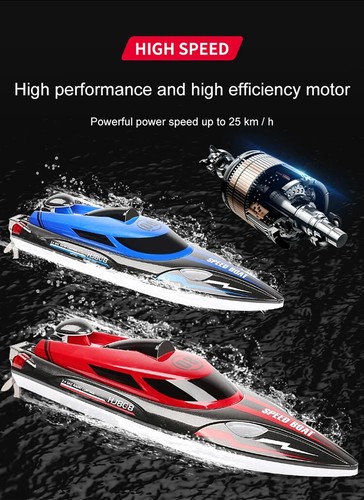 High Speed Remote Control Racing Ship Water Boat Children Model 2.4Ghz 25km/hour - Picture 11 of 23
