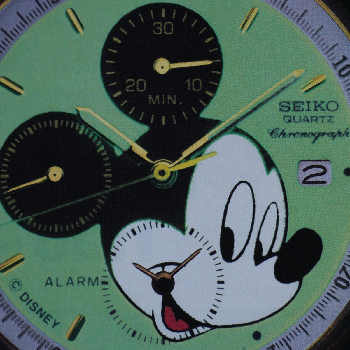 Mickey Mouse Watch Seiko 1994 Vintage Disney Original Print Ad 8.5