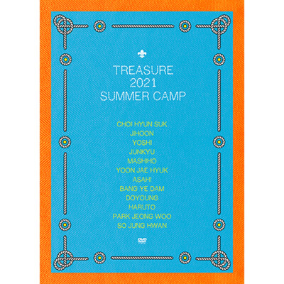TREASURE 2021 SUMMER CAMP DVD+Photo Book+Pad+B.Mark+Post Card+Card+etc