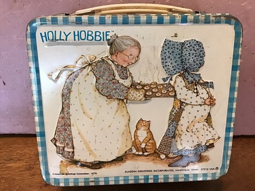 Vintage 1981 Holly Hobby Aladdin Metal Lunchbox With Thermos - Picture 2 of 11