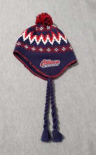 Oshawa Generals Beanie Fleece Lined with Ears Flap Minor Hockey Team Cap Hat