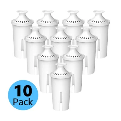 AQUACREST AQUA CREST Replacement for Brita Classic Pitcher Water Filter, NSF Certified10pc