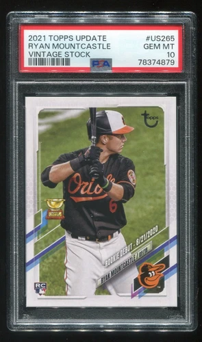 2021 Topps Update Vintage Stock Ryan Mountcastle #US265 /99 PSA 10