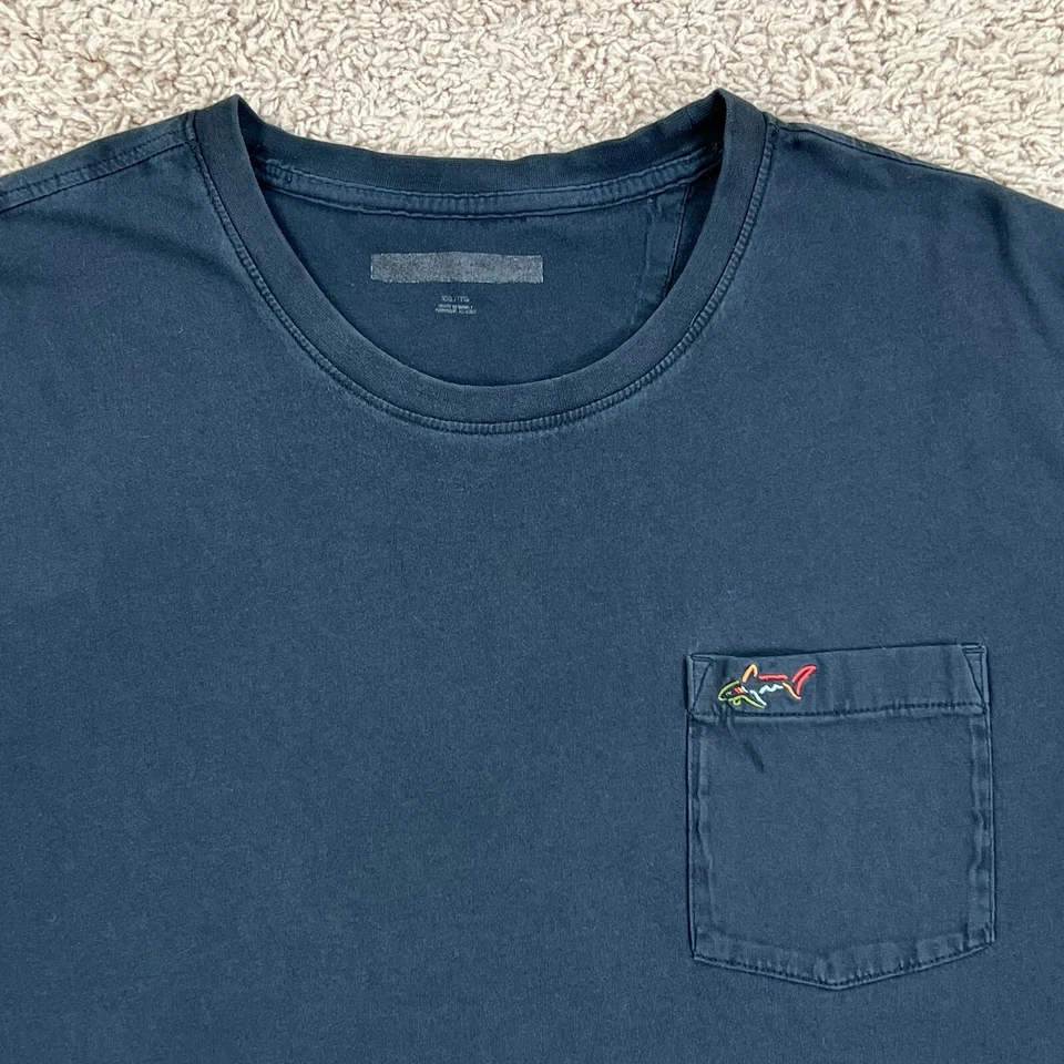 Camiseta WALTER HAGEN Negra Manga Corta Logo Bolsillo Cuello Redondo Para Hombre XXL Clásica Foto 4 de 4