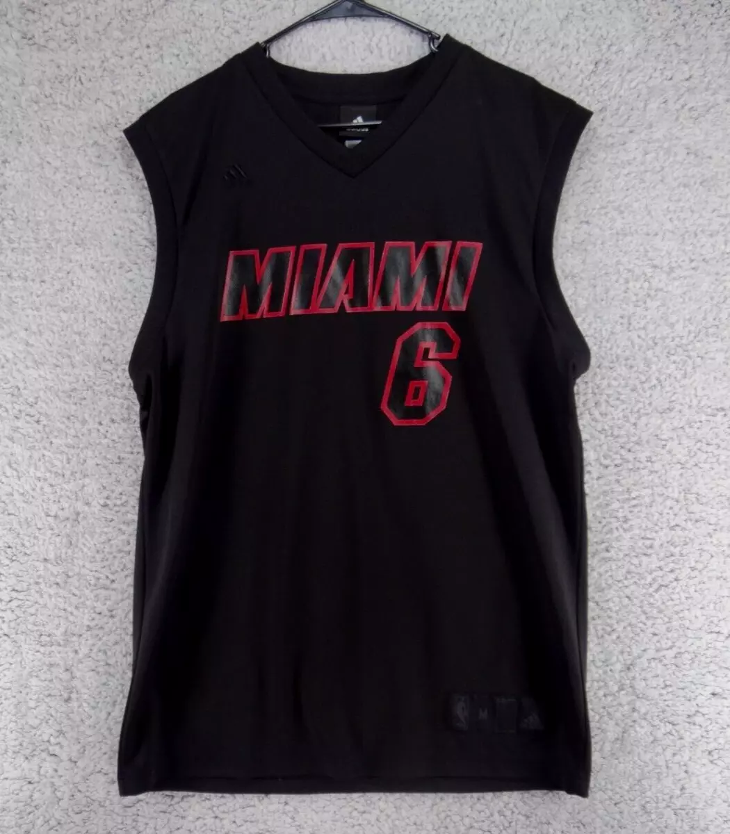 LeBron James Miami Heat Black NBA Jersey