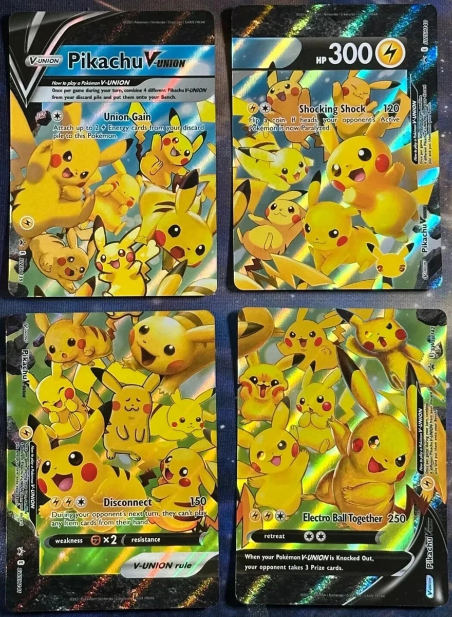 Pikachu V-Union Pokmon TCG Cards for sale | eBay Pikachu V-Union Pokmon TCG Cards for sale | eBay
