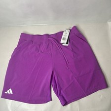 Adidas ERGO 7" Tennis Shorts IY5520 HEAT.RDY Purple Burst Fuschia Men  s Sz L New