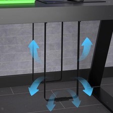 Under Desk PC Mount Adjustable Height and Width Computer Case Holder