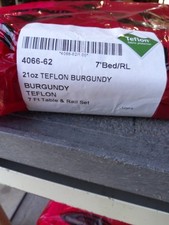 7' Championship Teflon BURGUNDY Billiard Pool Table Felt Cloth 4066-62