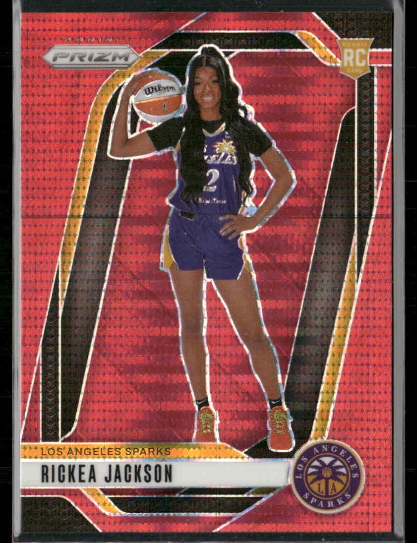 2024 Panini WNBA Prizm RICKEA JACKSON #144 Red Pulsar Prizm #’d/299 Sparks RC