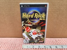 "Hard Rock Casino" (Sony PSP, 2006) Video Game w/ Manual Sony PSP 