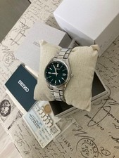 Seiko Spirit Solar Radio Watch Mens SBTM319 Dial Khaki Stainless wrist 20cm