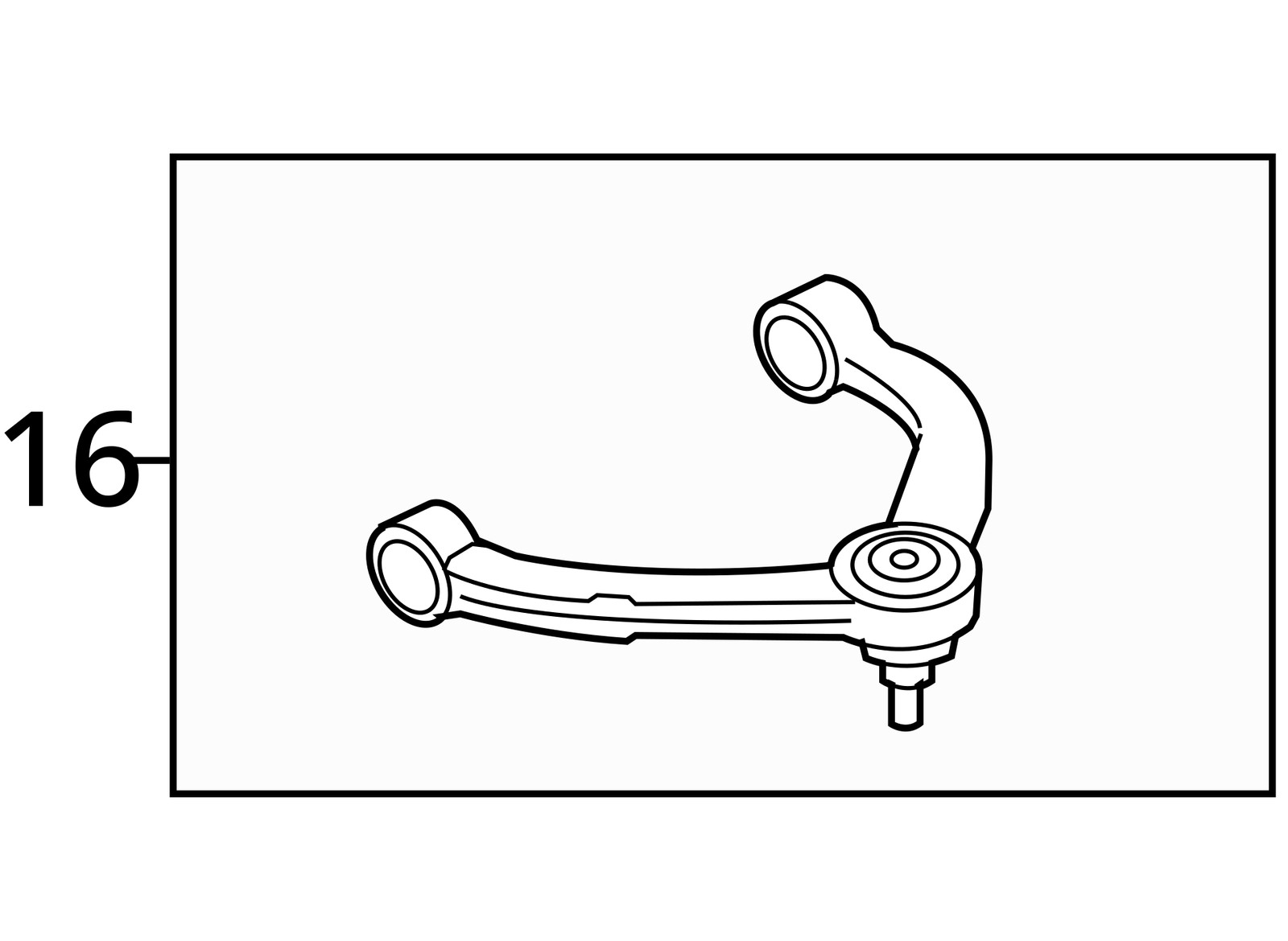 2008-2015 Audi R8 Rear Suspension Upper Control Arm LH Driver Side 420505323D (M