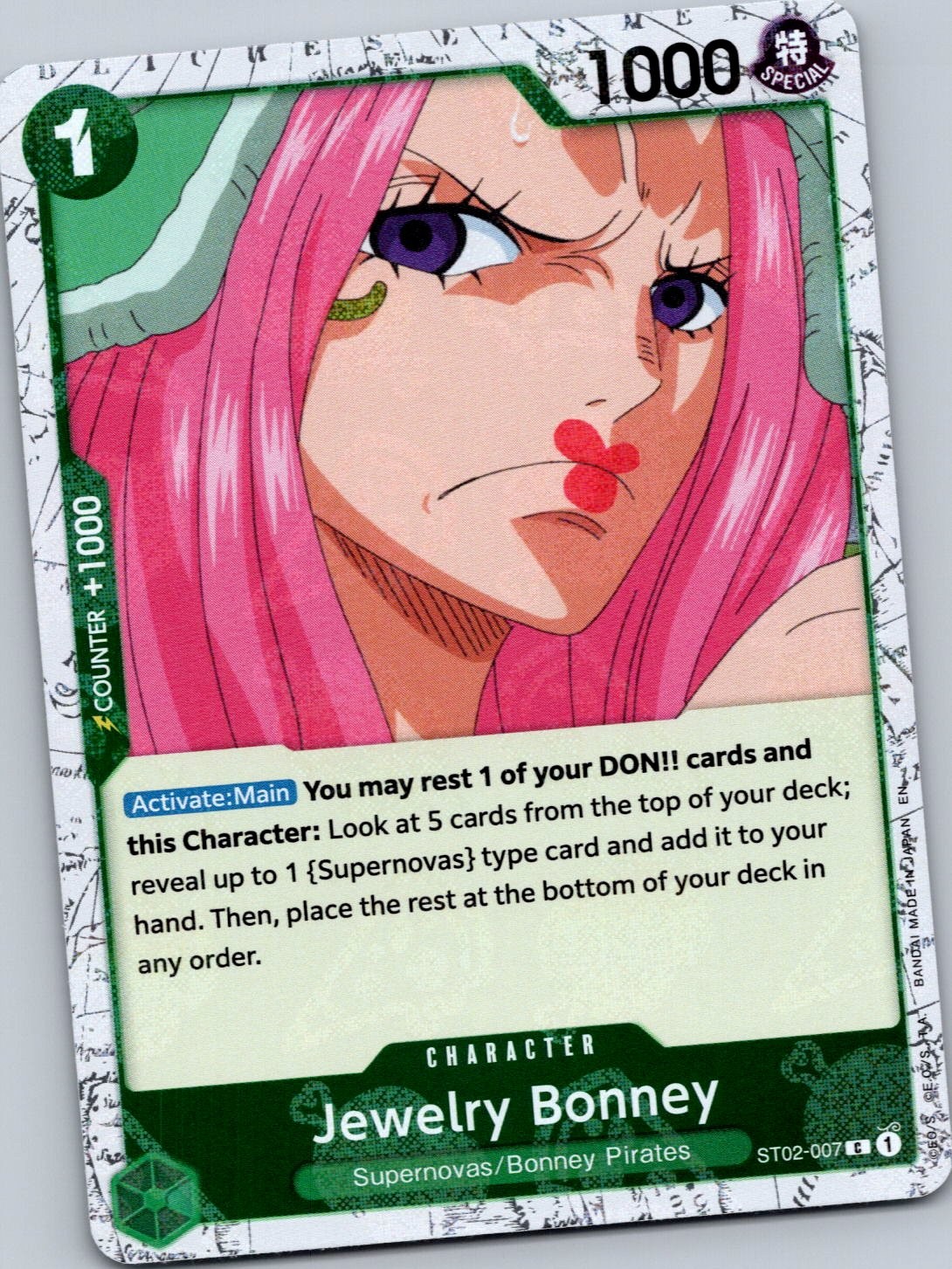 Jewelry Bonney - (Pirate Foil) C Premium Booster -The Best- Vol. 2 ST02-007 NM